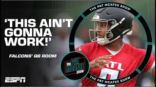 HOW DOES THIS WORK Lombo STILL has no idea about the Falcons’ QB room  The Pat McAfee Show [upl. by Atinrehs]