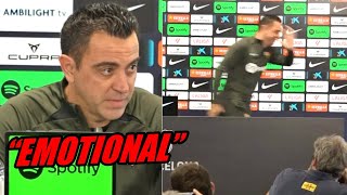 I CRIED XAVI SHOCKS THE WORLD WITH HIS LAST REACTION AT A PRESS CONFERENCE AS BARCELONA COACH [upl. by Sibel]