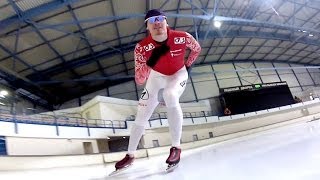 GoPro Speed Skating In Russia [upl. by Orvie]