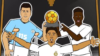 🏆BALLON DOR RAP BATTLE 2024🔥 Feat Vinicius Junior Bellingham Rodri and more [upl. by Thorsten]