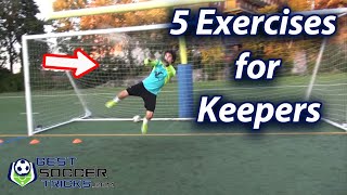 5 Exercises to Train Your Explosiveness as a Soccer Goalkeeper [upl. by Assehc]