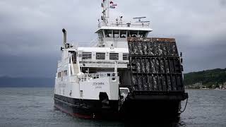 MV Loch Shira Arriving at Largs 110621 [upl. by Llecrad981]