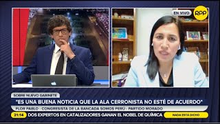 Flor Pablo “Que el ala cerronista no esté de acuerdo con el gabinete es una buena noticia” [upl. by Valeria]