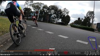 Northern Cycling A Grade Criterium Racing October 20th 2024 [upl. by Eisus44]