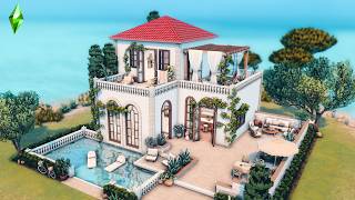 European Vacation ☀️ Sims 4 CC Speedbuild [upl. by Creath]