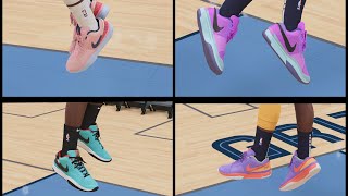 NBA 2K23 Next Gen Shoe Creator Nike Ja 1 Pack [upl. by Nedmac640]