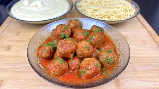 BOULETTE DE VIANDE HACHÉE À LA SAUCE TOMATE POUR ACCOMPAGNER TOUT VOS FÉCULENTS PÂTES RIZ 🍚 🥔 🍝 [upl. by Tedmann45]