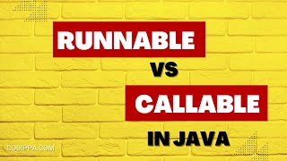 Runnable Vs Callable in java  Difference between Runnable and Callable interfaces in java threads [upl. by Arutek428]