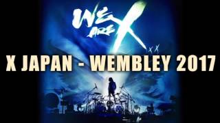 X JAPAN live WEMBLEY 2017  15 YOSHIKI homage QUEEN [upl. by Odlonyer]