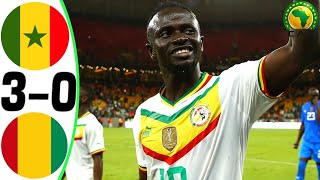 Senegal vs Guinea 30  All Goals and Highlights  2024 🔥 MANE [upl. by Liggitt]