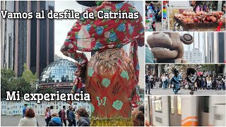 Mi experiencia en el desfile de Catrinas 2024 CDMX como nos fué [upl. by Amhsirak]