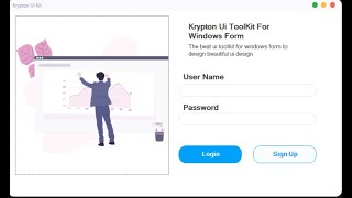 The Free Ultimate UI Design Tool krypton UI toolkit for Windows Forms [upl. by Lladnar]