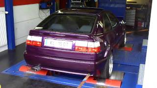 Chrisis Corrado G60  230HP Dyno Run II [upl. by Buckingham]