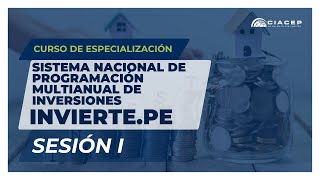 SISTEMA NACIONAL DE PROGRAMACIÓN MULTIANUAL DE INVERSIONES  SESIÓN I [upl. by Nuarb]