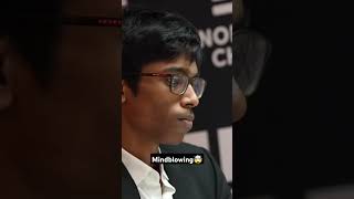 Standing Up When Winning 🔥 ft Praggnanandhaa Magnus Carlsen chess shorts [upl. by Kellby]