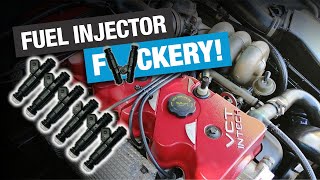 Replacing Fuel Injectors on any 6Cylinder Ford Falcon AU Fairmont Ghia Intech VCT Bosch 19lb 220cc [upl. by Nnylyahs185]