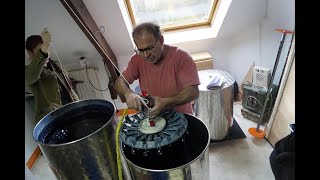 Indigo dyeing with dry leaves Original technique by Michel Garcia [upl. by Tansy]