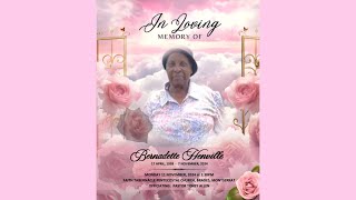 Celebrating the Life of Bernadette Henville [upl. by Ollehto]