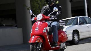 2008 Vespa GTS 250ie Scooter Review [upl. by Otreblasiul]