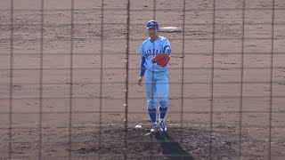 2017111 松本 航 （日本体育大学） 3年秋 横浜市長杯 国際武道大学戦 完封勝利 146kmh [upl. by Eamaj852]