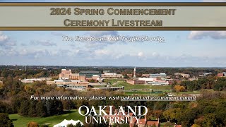 Spring 2024 Commencement Friday April 26 2024 2pm EST1800 UTC [upl. by Jodoin]