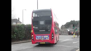 Refurbs Enviro 400 MMC Volvo B5LH Go Ahead London EHV1 BK15AZR Seen Outside at Oakwood Tube Station [upl. by Ijic]