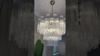 Murano Glass Tronchi Chandelier [upl. by Riffle351]