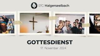 Gottesdienst Zeugnisstunde  17112024 [upl. by Nathaniel]