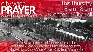 2018 Conneaut Ohio National Day of Prayer information [upl. by Papagena71]