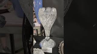 American Brilliant Cut Glass for sale at the Big Red Barn in Round Top Texas fall 2024 video 2 [upl. by Oran505]