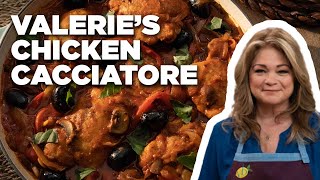 Valerie Bertinelli Makes Her Moms Chicken Cacciatore Recipe  Valeries Home Cooking  Food Network [upl. by Yltneb]