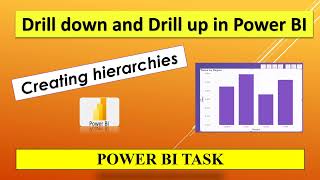 Creating Hierarchy in visuals by using Drill up amp Drill Down Option  Power BI Task 2023 [upl. by Krock945]