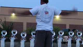 The Cadets hornline warming up at The East Coast Classic 2014 [upl. by Aihsilat]