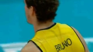 Bruninho bloqueio simples no argentino Romanutti [upl. by Krissy]