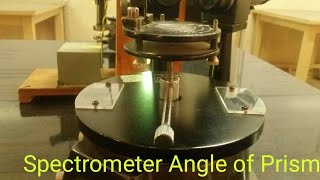 Spectrometer Angle of Prism calculation in tamil [upl. by Massey]