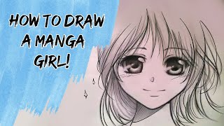 How to draw a Manga girl [upl. by Tiena134]