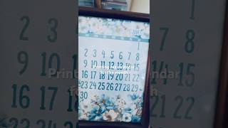 How I print my calendar for my photo frame freeprintable bulletjournal planwithme calendar how [upl. by Elraet92]