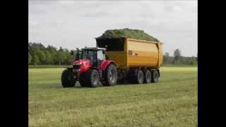 MF 7622 Dyna6 vs MF 7624 DynaVT Fuel Consumption test in Silage NL2013 [upl. by Allecsirp550]