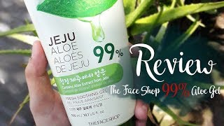 THE FACE SHOP JEJU ALOE SOOTHING GEL  99 ALOE VERA [upl. by Htedirem]