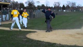 Normal U High Game Tying Run Out at Plate Two Ejections After Game [upl. by Ahel]