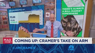 Jim Cramer lists his top 10 stocks that have jumped this week [upl. by Anawaj]