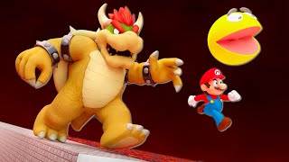 Mario and Pacman vs Giant Bowser [upl. by Einaffyt]