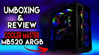 UNBOXING GABINETE COOLER MASTER  MASTERBOX 520MB ARGB   MONTANDO SETUP GAMER DO ZERO 1 [upl. by Aina]