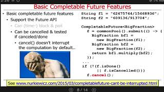 Overview of Basic Java 8 CompletableFuture Features Part 1 [upl. by Rednasyl685]