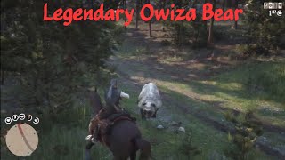 Red Dead Redemption 2 Online  The Legendary Owiza Bear [upl. by Ellek]