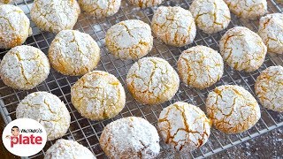 AMARETTI BISCUITS  How to Make Almond Amaretti Cookies [upl. by Odraude171]