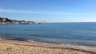 Le Lavandou  Plage du Lavandou en Janvier [upl. by Mccall]