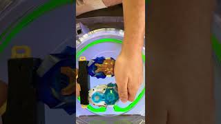 Zone luinor vs hazard kerbeus beybladebattles beybladeburstturbo [upl. by Boiney]