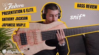 Bass Review Fodera Presentation 6 Elite Japanese Maple ft DavidVause [upl. by Quill646]