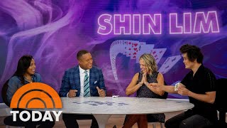 See Shin Lim amaze TODAY cohosts with live playing card illusion [upl. by Hilda]